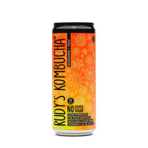 Rudy’s Kombucha Mandarin & Yuzu 330ml – No Added Sugar