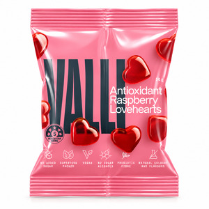 Valli Superfood Gummies: VALLI Antioxidant Raspberry Lovehearts 50g | NZ