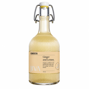 Kombucha: JIVA Kombucha Ginger & Lemon 750ml