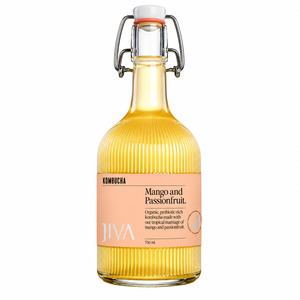 Kombucha: JIVA Kombucha Mango & Passionfruit 750ml