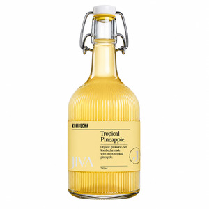 Kombucha: JIVA Kombucha Tropical Pineapple 750ml