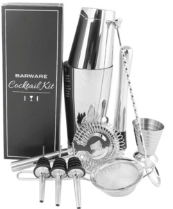 Products: The Complete At Home Bar Kit – Stainless Steel Good Spirits Mobile Mixologists Auckland