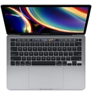 Laptop: MacBook Pro (13-inch, 2020, Four Thunderbolt 3 ports) i5 2.0GHz 16GB RAM 512GB SSD / 3 - Good