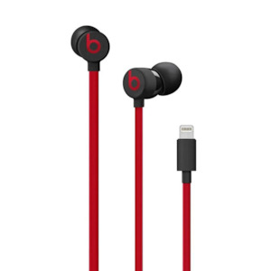 Beats urbeats3 Red/Black with Lighting Connector - Brand New