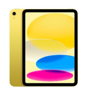 All Product: iPad (10th Gen) / Wi-Fi + Cellular / 64GB / 1 - Like New / Yellow