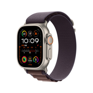 Apple Watch Ultra 2 / 49mm / 2 - Very Good / Natural Titanium with Indigo Alpine Loop