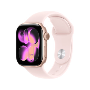 Apple Watch Series 11 (GPS) / 42mm / 1 - Like New / Rose Gold with Soft Pink Band