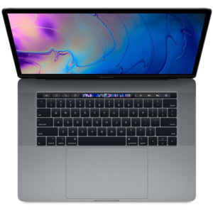 Tablets: Apple MacBook Pro (15,1) Space Grey 15'' i9 2.3 GHz 16GB 500GB SSD - 1 - Like New
