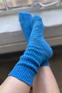 Le Bon Shoppe Cottage Socks - Laguna Blue