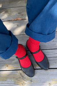 Le Bon Shoppe Her Socks - Classic Red