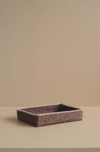 Bianca Lorenne Basso Basket Tray Medium - Cacao