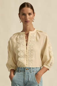 Zoe Kratzmann Bouquet Top - Porcelain