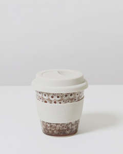 Ceramics: Robert Gordon Carousel Cup 225ml - White Ochre