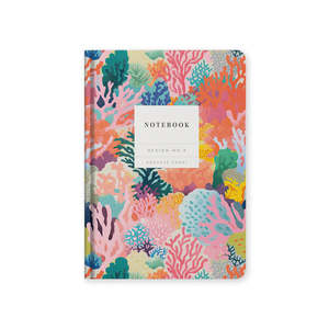 Under 50 X: Kaleido A5 Hardback Notebook - Gouache Coral