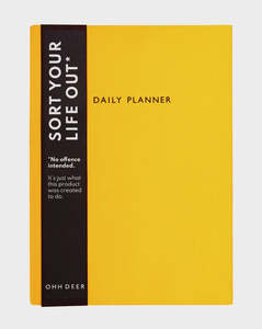 Sort Your Life Out Daily Planner - Yellow