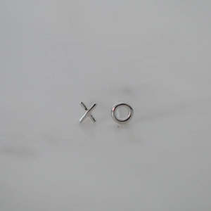 Sophie XO Studs - Silver