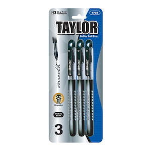 BAZIC Taylor Black Rollerball Pen (Product Of USA)