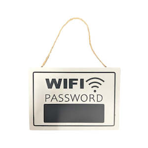 Wood Wall hanging - WiFi Password