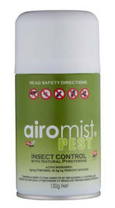 Flax Mats: Automatic Aerosol Pest Spray Refill - Green, 275ml Refill (12)