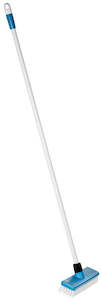 Broom Floor: Deck Scrubbing Broom - Blue, 250mm x 22mm x 1200mm, Stiff Bristles (4)