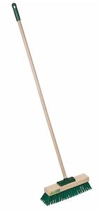 Broom Floor: Garden Master Broom - Green, 610mm x 25mm x 1350mm, Stiff Bristles (3)