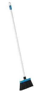 Broom Floor: Patio Broom - Blue, 250mm x 22mm x 1200mm, Long Stiff Bristles (6)