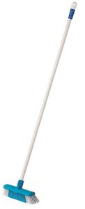 Deluxe Indoor Broom - Blue, 300mm x 22mm x 1200mm, Soft Bristles (4)