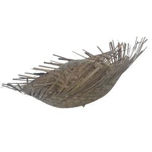 Flax: Flax/Seagrass Beach Hat Fringe