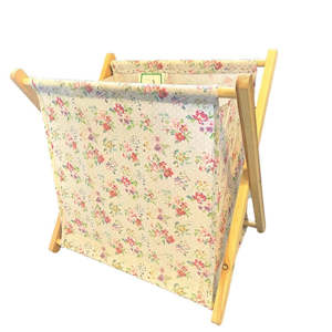 Laundry Room Storage: Laundry Bag Wooden Frame