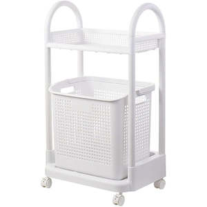 Laundry trolley with shelf & Basket