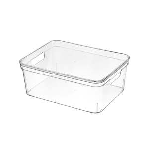 Clear Storage Boxes: Modular  storage box with lid - M - 36*27*14(cm)