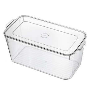 High Transparency storage box with lid- 33.5*16.5*15 (cm)