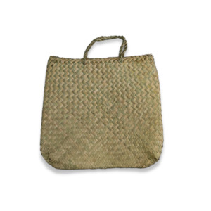 Flax/Seagrass Kete Bag 28x30cm