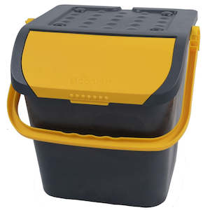 Italian Containers: ECOLOGIC ITALIAN DUST BIN 28L YELLOW