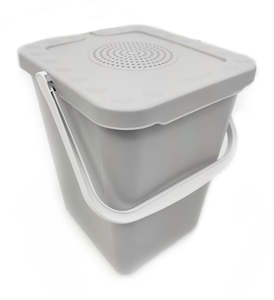 Italian Containers: PURA ITALIAN DUST BIN 10L WITH ANTI ODOUR FILTER