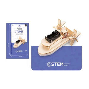 Adult Craft Gift: DIY Educational Toy (L) - Paddle Steamer