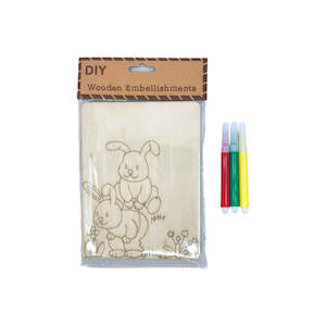 Adult Craft Gift: DIY Mini Wood Craft Board - Bear