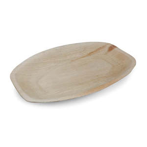 Palm Plates: Palm Leaf Oval Platter Small 10pc/pk - 30x19cm