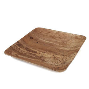 Palm Plates: Palm Leaf Square Classic Plate 10pc/pk - 25cmx25cm
