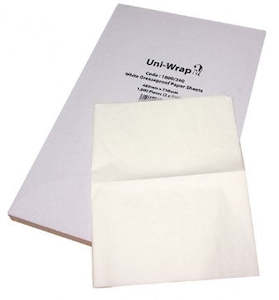 Tableware: Greaseproof Paper Sheets Large - White, 480mm x 750mm, 40gsm (1000)