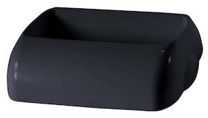 Wall Mount Bin 23L Hidden Lid - Black, Hidden Design (6)