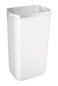 Waste Disposal: Wall Mount Bin 23L - White, 23L Capacity (6)