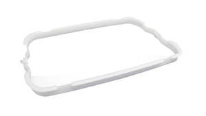 Wall Mount Bin 42L Bag Support - White, Hidden Design (12)