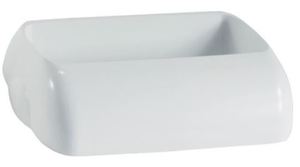 Wall Mount Bin 42L Hidden Lid - White, Hidden Design (6)