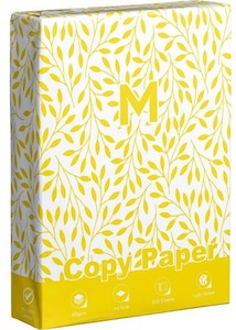 Office Supplies: Office Copy Paper A4 - Pastel Yellow, 80gsm, 500 Sheets, FSC Mix® (5)