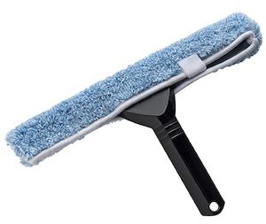 Cleaning Utensils: Microfibre Window Washer - Blue, 300mm Wide