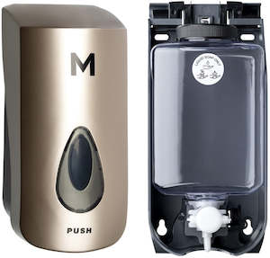 Chemical Hygiene: Liquid Wall Dispenser - Gold, 1000ml Capacity (1) + Includes Empty Cartridge