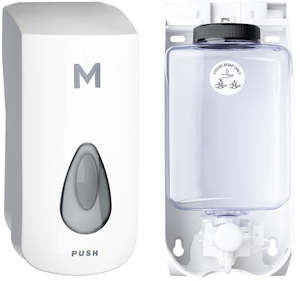 Chemical Hygiene: Liquid Wall Dispenser - White, 1000ml Capacity (1) + Includes Empty Cartridge