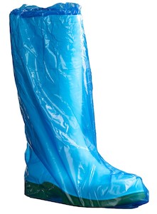 Protective Wear: Polyethylene Boot Covers - Blue, 510mm x 70mu (250)