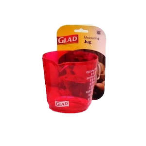Kitchen Supply: GLAD MEASURING JUG, RED (Product of USA)